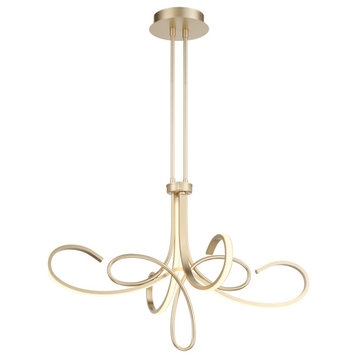 Astor - By Robin Baron LED Chandelier in Sable Bronze Patina