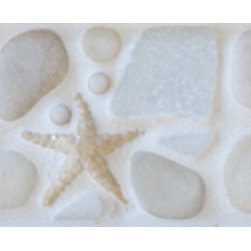 "Starfish - Whites" Border - Tile