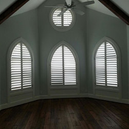 Arched Shutters - Interior Shutters