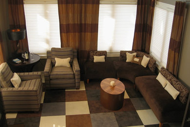 Elegant living room photo in Other