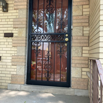 Steel Entry Door & Steel Security Storm Door