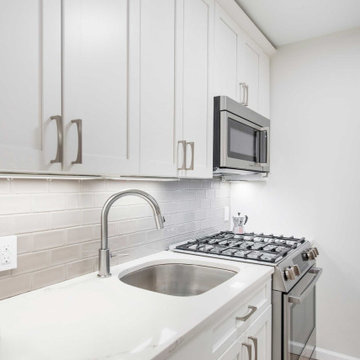 Classic Kitchen and Bath in Warm Taupe and Mocha
