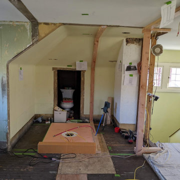Building the master shower