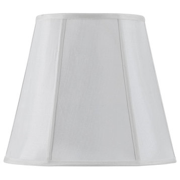 Cal Lighting Vertical Piped Deep Empire, White/White, 14"