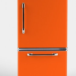 Big Chill - Big Chill Retropolitan 18.5 cu. ft. Fridge - Slide-Out Freezer -Orange - Refrigerators