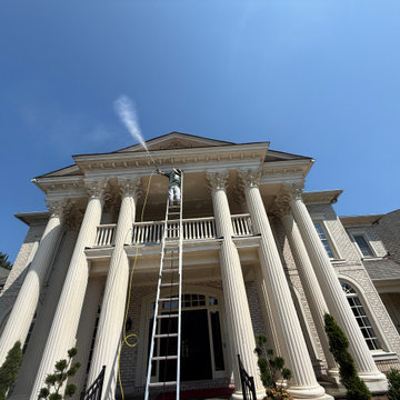 Exterior Painting and Power Washing – Large Custom Home