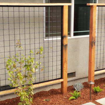 Back and Front Yard Project with Deck