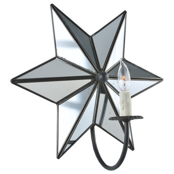 15W Mirrored Star Wall Sconce