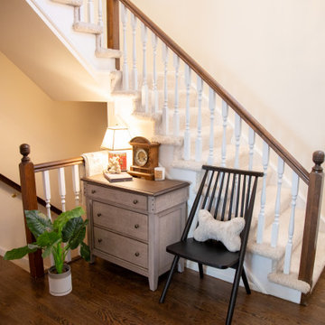 Tipton 3‑Drawer Chest Turned Cozy Stairway Drop Zone
