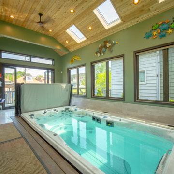 Indoor Swim Spa & Greenhouse Home Addition – Strong St. Chicago, IL