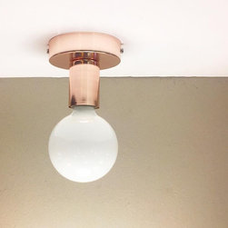RoseGold Sconce - Small - Flush-mount Ceiling Lighting