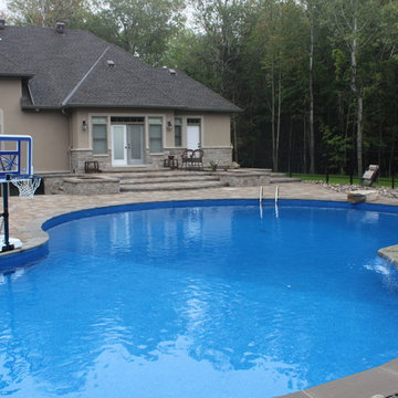 Custom Backyard and Pool