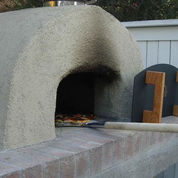 The Szafarski Family Wood Fired Brick Pizza Oven in California