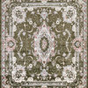Green Floral Medallion Transitional Turkish Rug Oriental Carpet 10x10