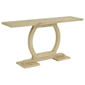 Zen Rectangular Pine Wood Console Table