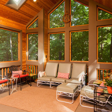 Screened-In Guest House for Giraffe Design Build