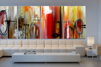 Original Abstract Painting "Memories"  by Abstract Artist: Dora Woo