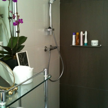 Création d'une douche à l'italienne.