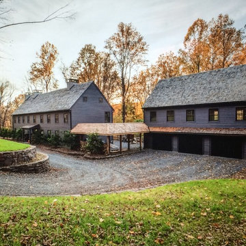Quaker Long House and detached garage