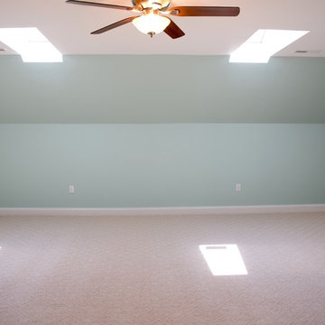 Master suite with sky lights.