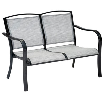 Foxhill All-Weather Aluminum Loveseat With Sunbrella Sling Fabric