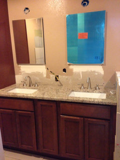 Charleston Cherry Bathroom Vanity & Storage Cabinets