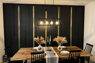 Example of a dining room design in Austin