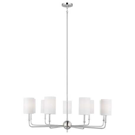 Foxdale 9-Light Chandelier in Brushed Nickel