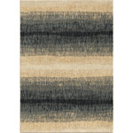 Orian - Orian Next Generation Skyline Ombre Area Rug, Indigo/Ivory, 7'10"x10'10" - Skyline Blue brings a casual look into your home with its exquisite details. The faded colors of cream and blues switch off to make an ocean tide theme that will make you feel right at home. It is soft and durable so you will be able to keep it for years to come.