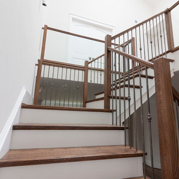 Project #44 | Contemporary Staircase with Skylit Stairwell
