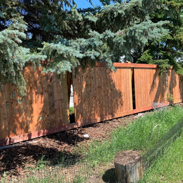 Bearspaw Fence rebuild