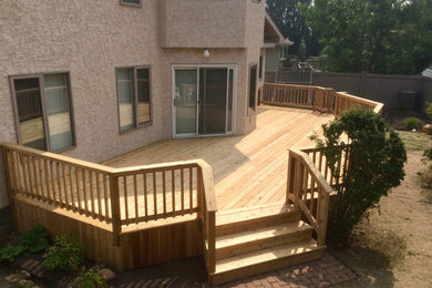 Deck - craftsman deck idea in Edmonton