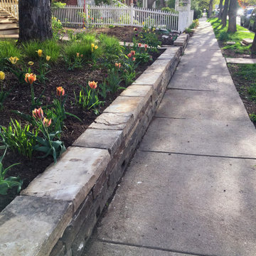 Marine Street Rustic Wall Restoration