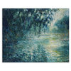 Claude Monet "Morning on the Seine 1898" Canvas Print, 26"x30"