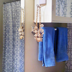 Bathroom Organization Ideas - Under Hook - Robe & Towel Hooks