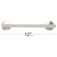 Coronado Oval Designer Shower Grab Bar, Polished, 12"