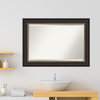 Paragon Bronze Beveled Bathroom Wall Mirror - 42.5 x 30.5 in.