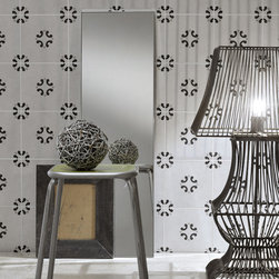 Cementina B&W #3  200x200 - Wall & Floor Tiles