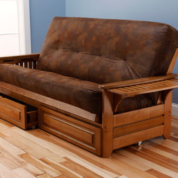 Phoenix Butternut Futon | Palomino Tobacco Futon Mattress - Products