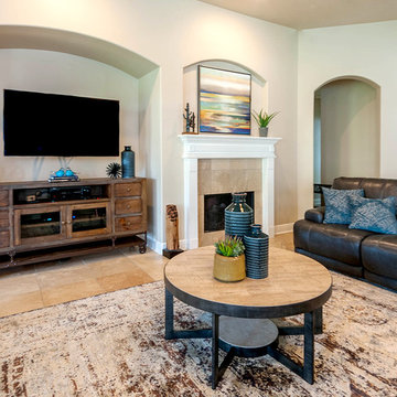 Living Room by Mary Strong, Interior Designer, Houston, TX