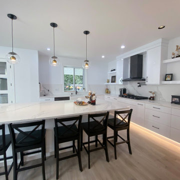 Classy White Kitchen