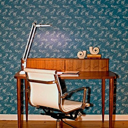Casart coverings - Peacock Patterns - Quill - Wallpaper