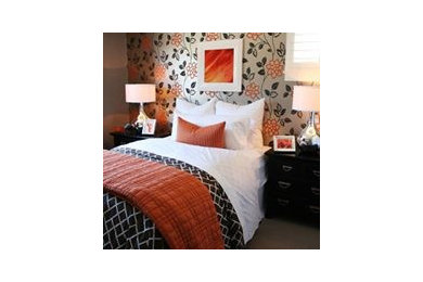 Trendy bedroom photo in Bridgeport