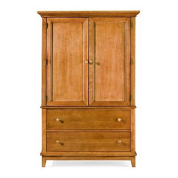 American Drew 181-250M Door Chest- Maple Sterling Pointe - Armoires And Wardrobes