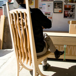 Teak and Maple Chairs - Dining Chairs