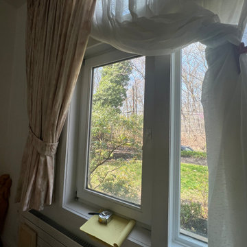 Andersen 100 Series FiberX Window Installation Before Pictures