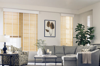 Bali 2" Northern Heights Wood Blinds in Bamboo Natural