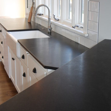 Kitchen Counter tops in Nero Orion Honed