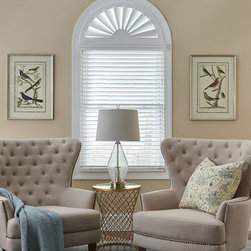 Blinds.com Custom Composite Wood Arch - Interior Shutters