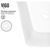 VIGO Amaryllis Handmade Matte Stone Vessel Sink Set With Vessel Faucet
